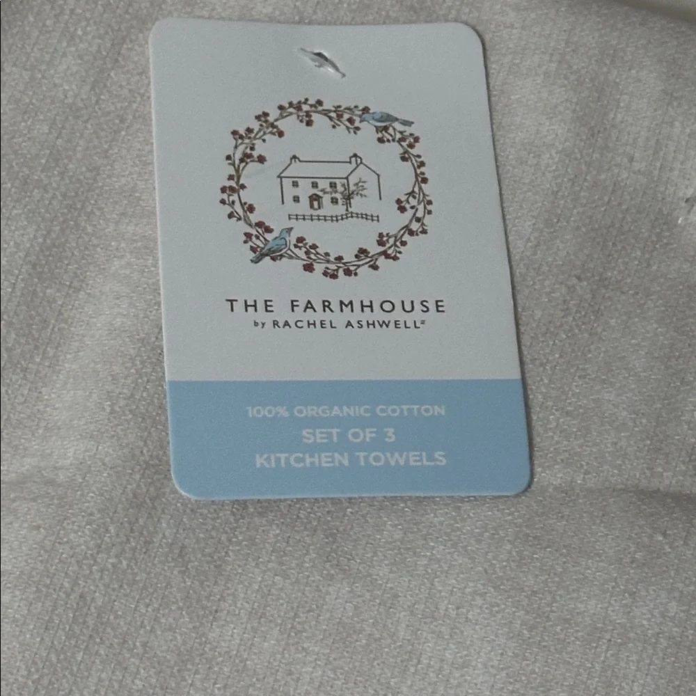 The Farmhouse by Rachel Ashwell set of 3 Easter large kitchen towels